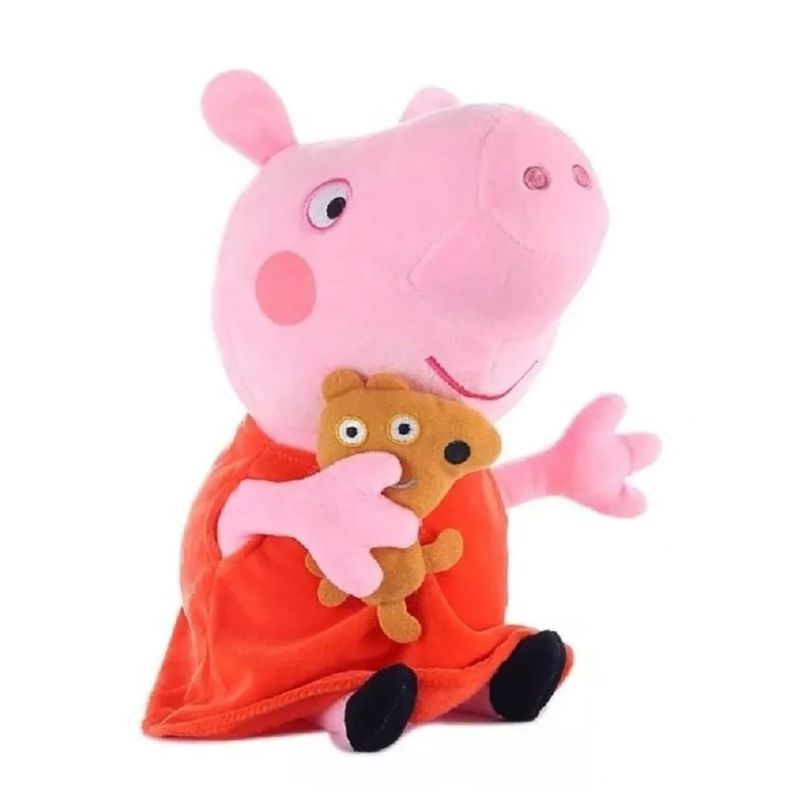 GENERICO - Juguete lindo Peluche Importado Peppa Pig con Sonido 28 cm