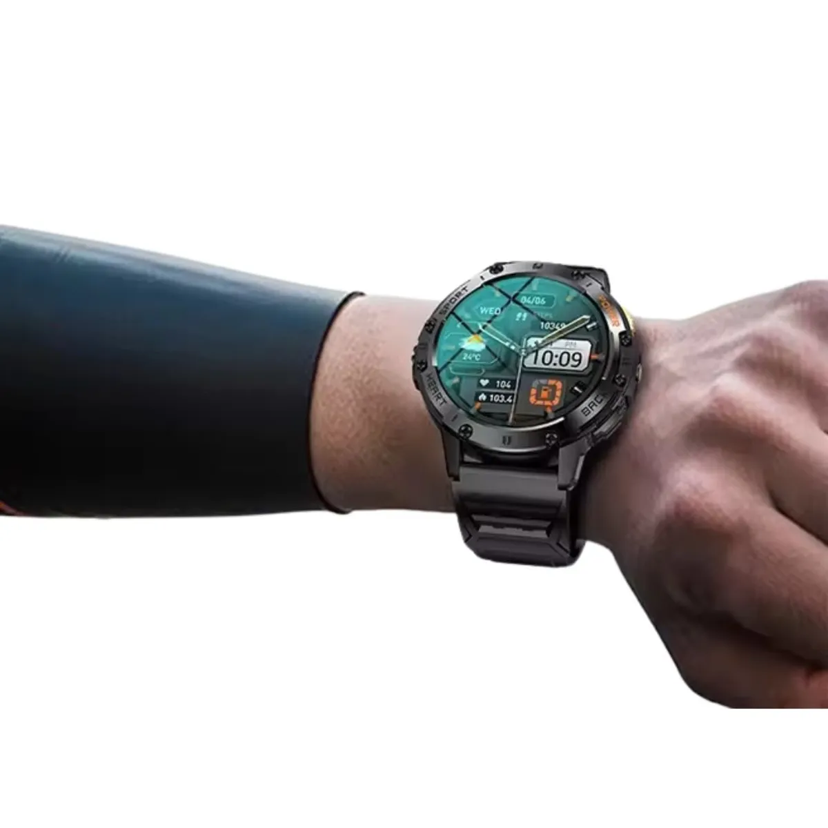 GENERICO - Reloj Inteligente Alta Gama Hombre K65 Smartwatch Linterna