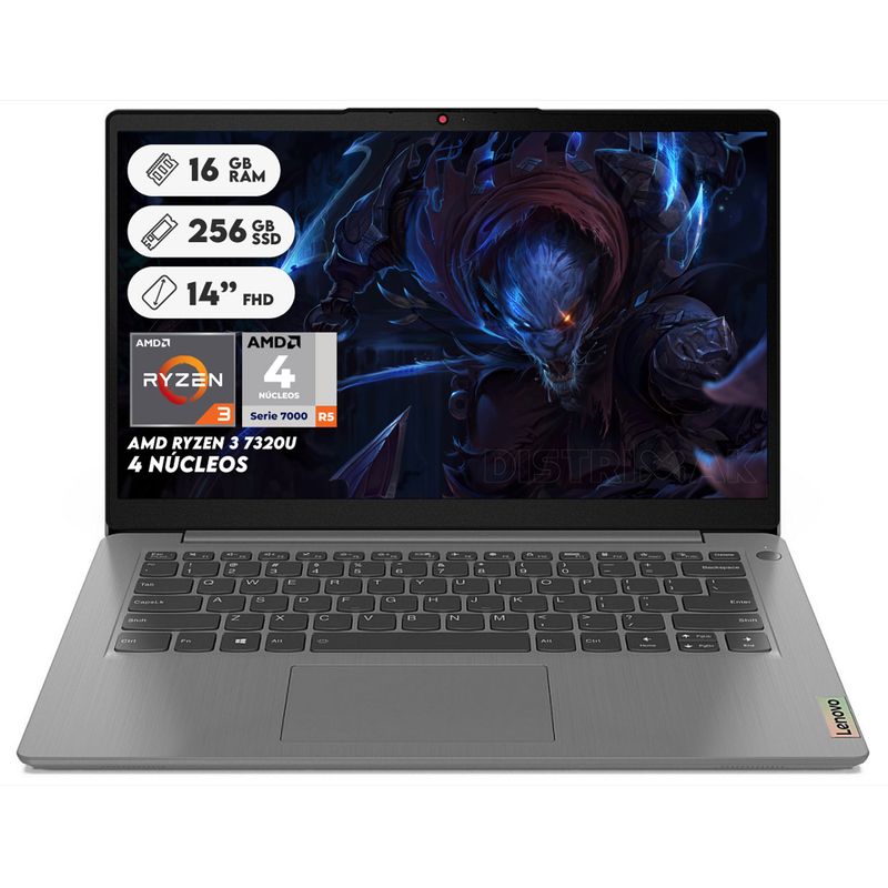 LENOVO - Portátil Lenovo R3 7320u Ram 16gb 5500mhz Ssd 256gb G4 Fhd Computador Portátil