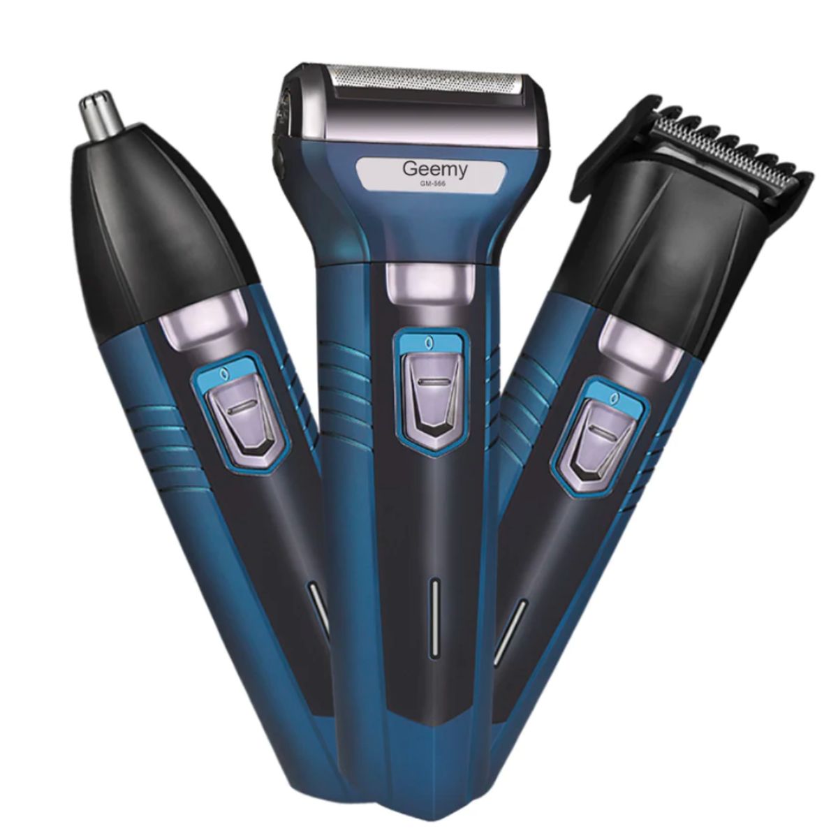 GENERICO - Afeitadora 3 En 1 Recargable Geemy Corta, Perfila Y Afeita