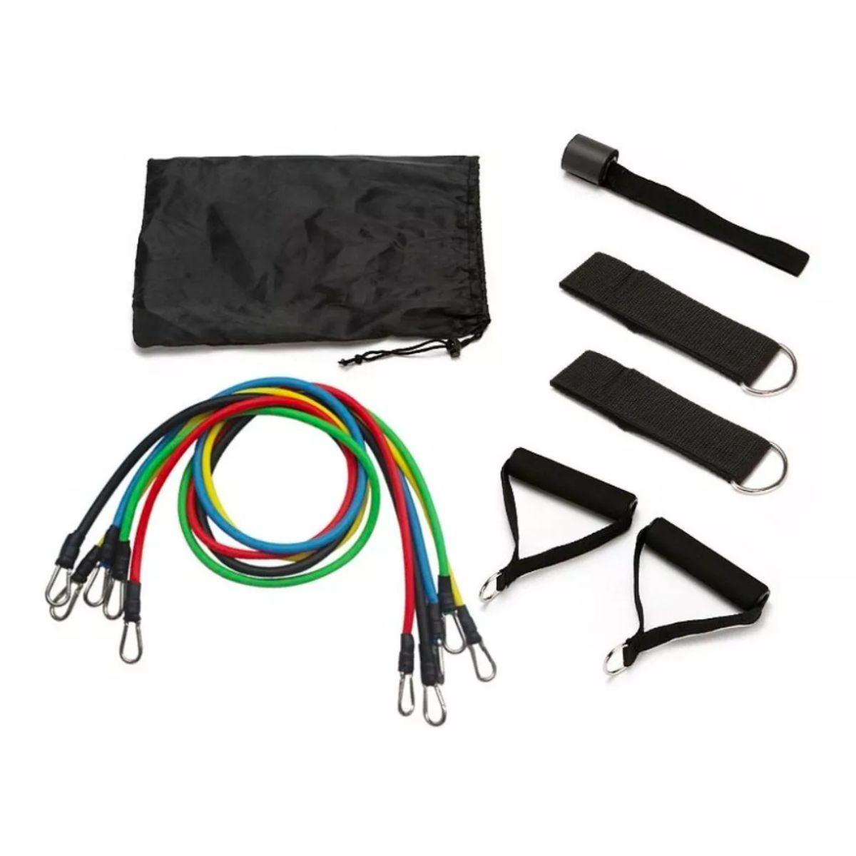 GENERICO - Set De Bandas Elásticas Teratubos X5 - Ideal Para Trx