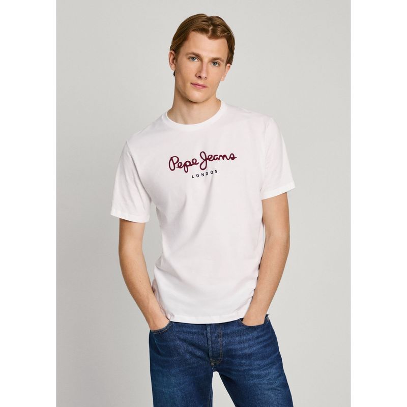 PEPE JEANS - Camiseta Eggo N Para Hombre Color Blanco