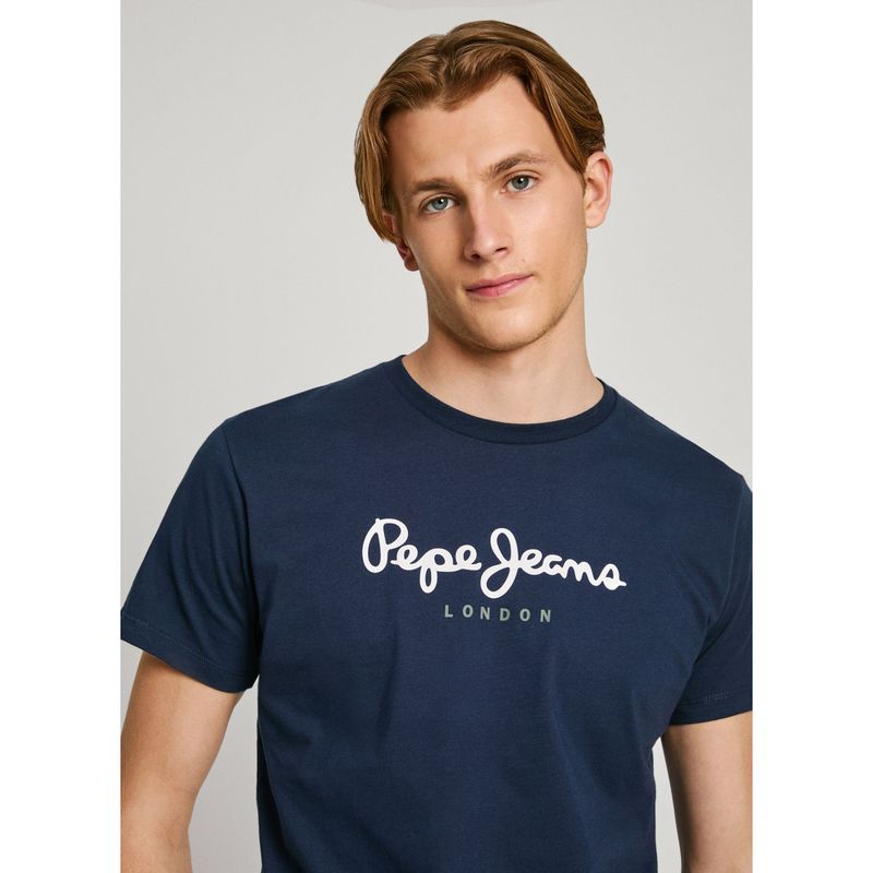 PEPE JEANS - Camiseta Eggo N Para Hombre Azul Oscuro