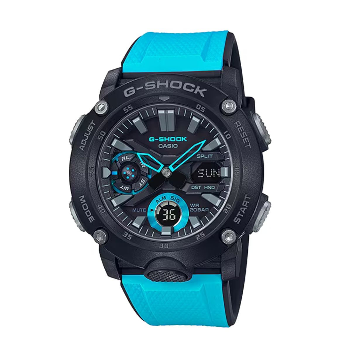 G-SHOCK - Reloj Casio G-SHOCK Modelo GA-2000-1A2 Deportivo