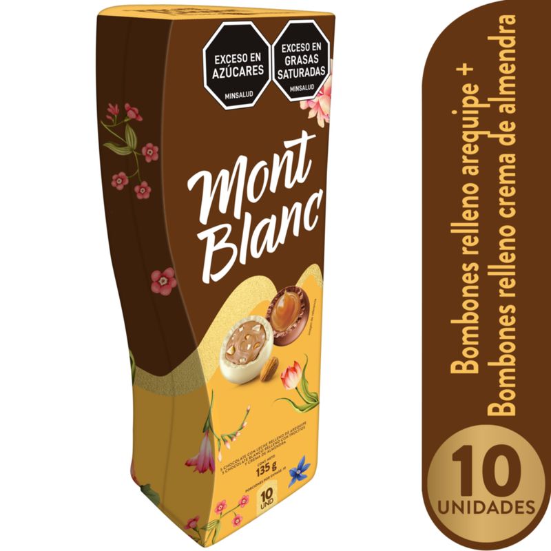 MONTBLANC - Chocolatina Montblanc Surtido x 10 unidades