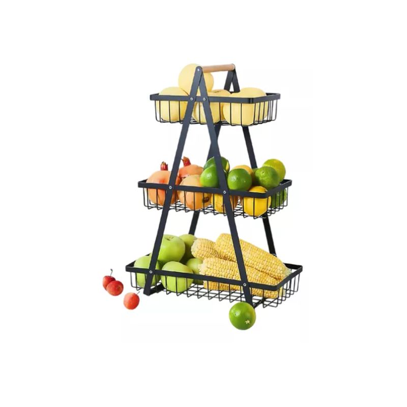 INNOVA - Organizador Frutero Alimentos 3 Pisos Elegante Para Cocina Innovo Home