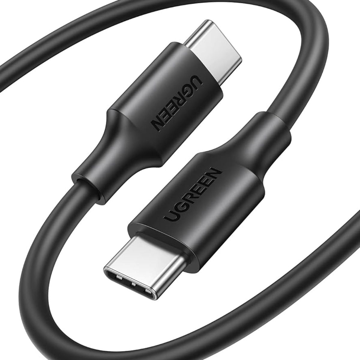 UGREEN - Cable Tipo C 2.0 A Usb-c 2.0 Macho 3a 60w 1mt Ugreen 50997