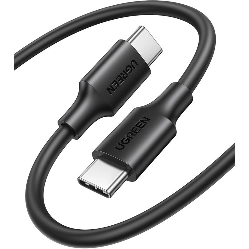 UGREEN - Cable Tipo C 2.0 A Usb-c 2.0 Macho 3a 60w 1mt Ugreen 50997