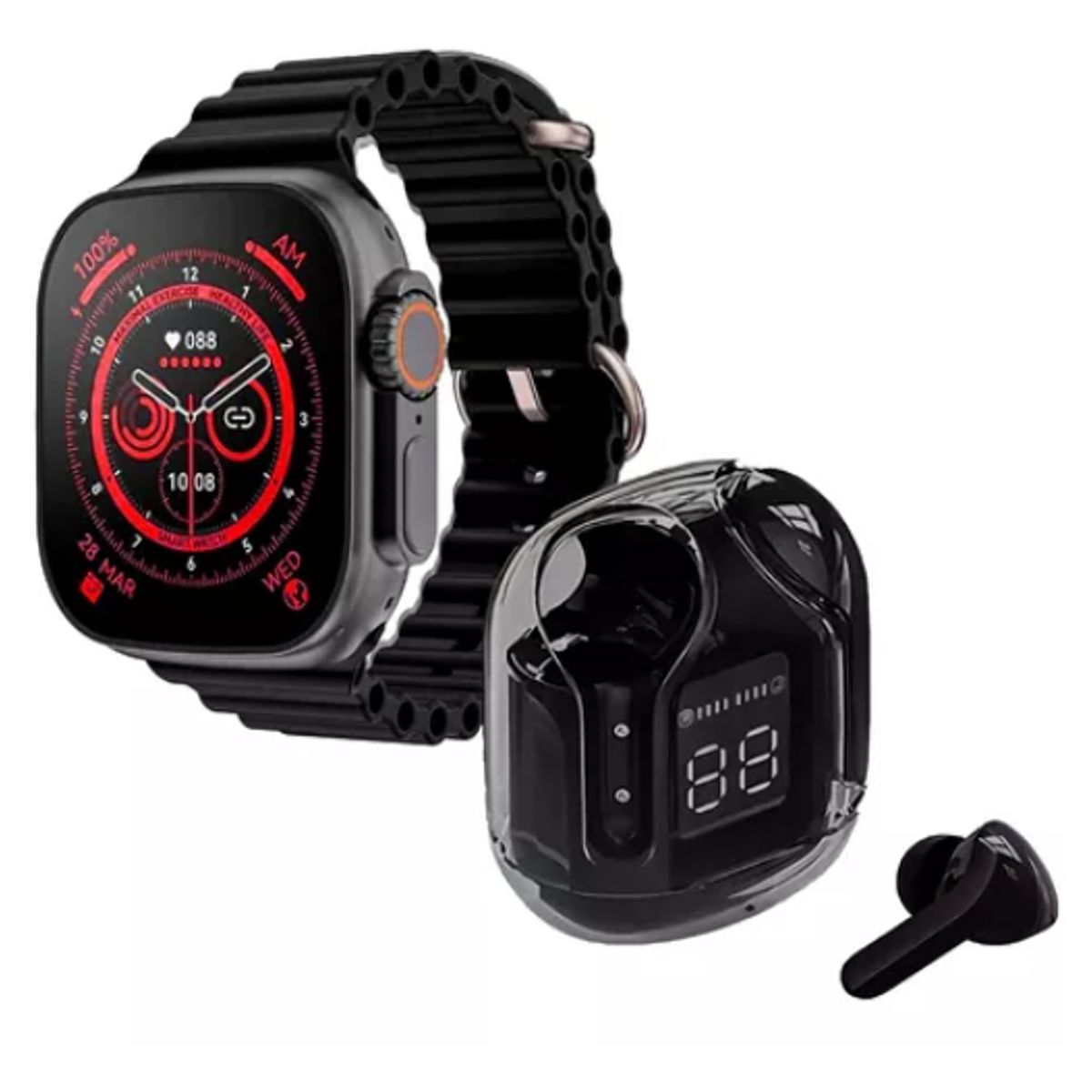 INNOVA - Smartwatch Ultra 2 Con Auriculares 10 En 1 Max Suite Innovo
