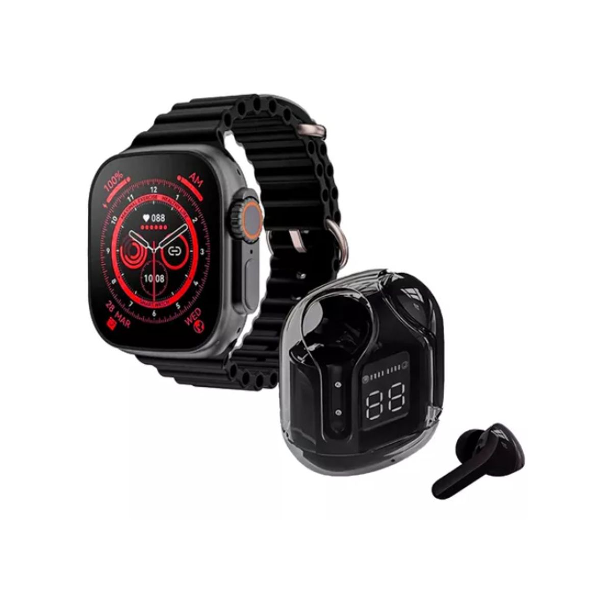 INNOVA - Smartwatch Ultra 2 Con Auriculares 10 En 1 Max Suite Innovo