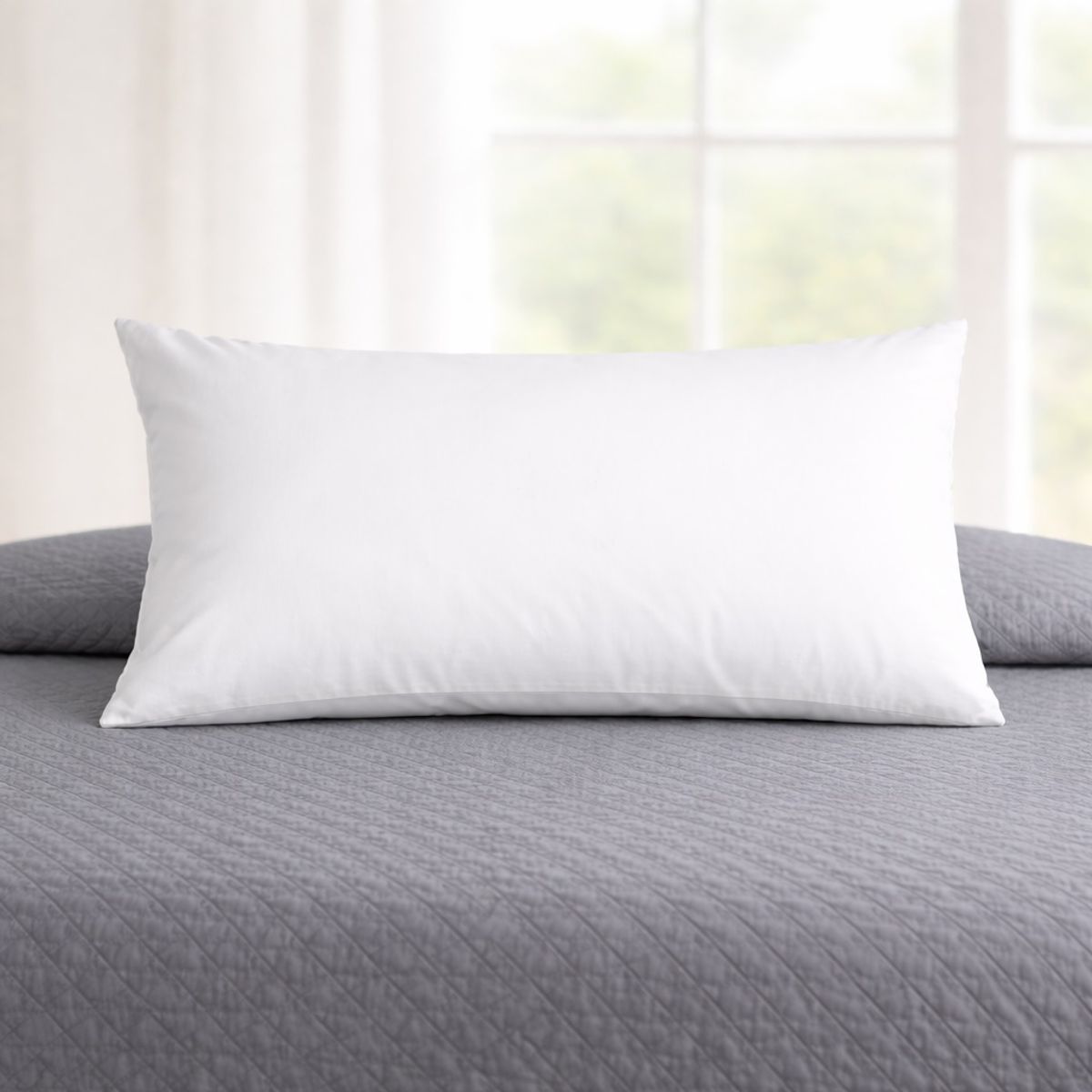 HOGARETO - Almohada Siliconada Hogareto 90x50 cm Blanco