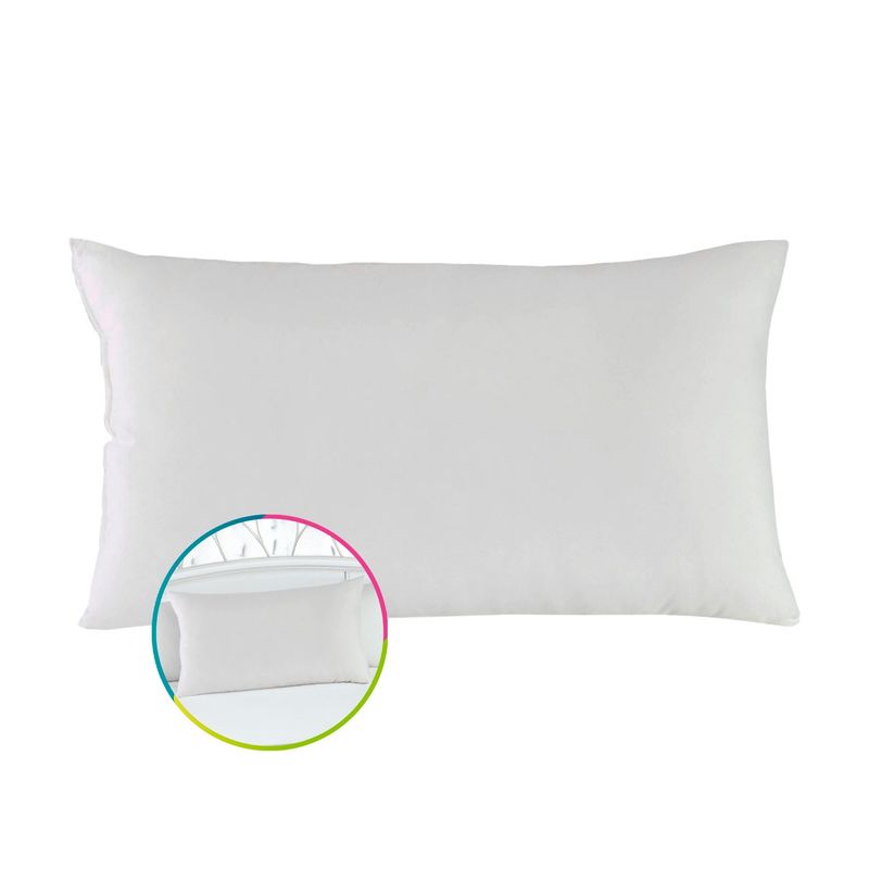 HOGARETO - Almohada Siliconada Hogareto 90x50 cm Blanco