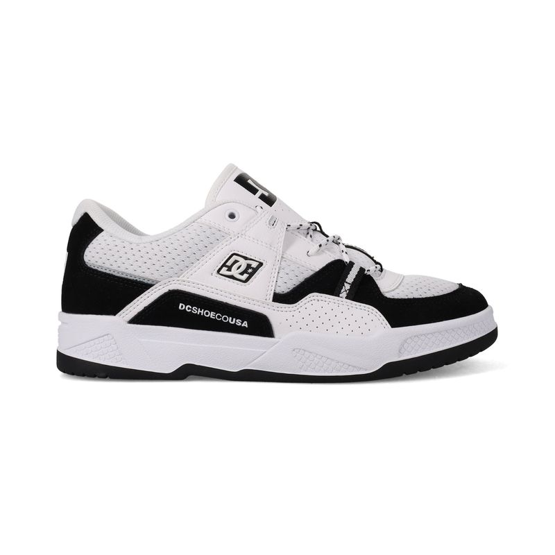 DC SHOES - Tenis Dc Shoes Construc Para Hombre Color Blanco y Negro