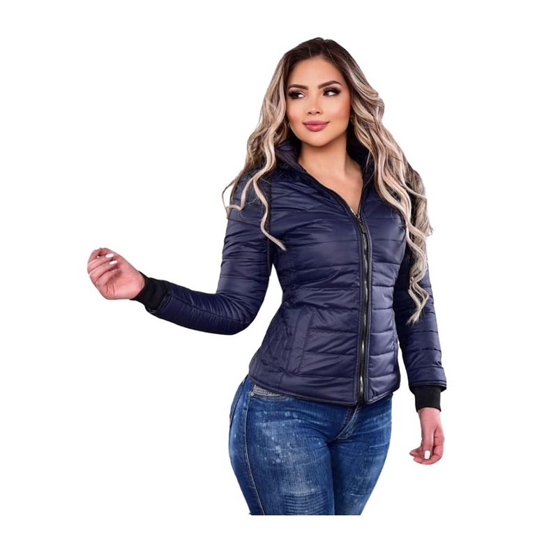 MODA EN CIRCUITO - Chaqueta Impermeable Corta para Mujer