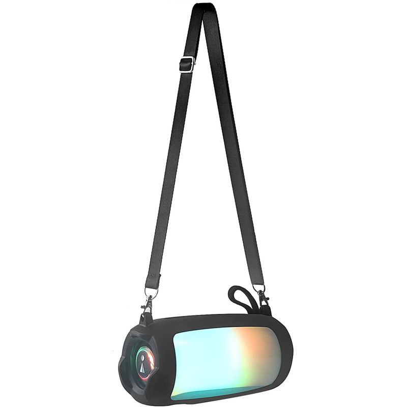 GENERICO - Funda Silicona para JBL Pulse 5 Y Correa Para Colgar y Transportar