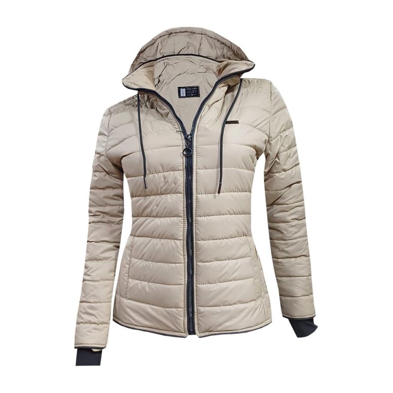 MODA EN CIRCUITO - Chaqueta Impermeable Corta para Mujer