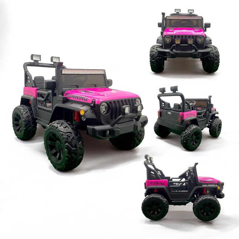 BRITOCHET - Carro Eléctrico Montable 4X4 REF FT-968 Rosado