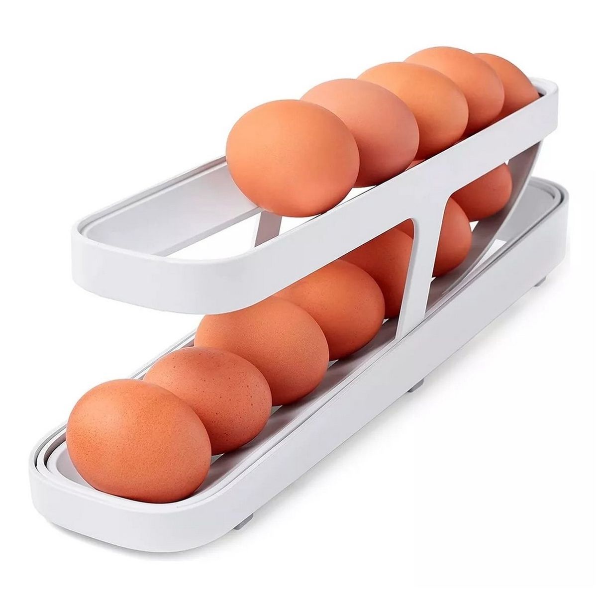 DAYOSHOP - Organizador De Bandejas Dispensador Para Huevos