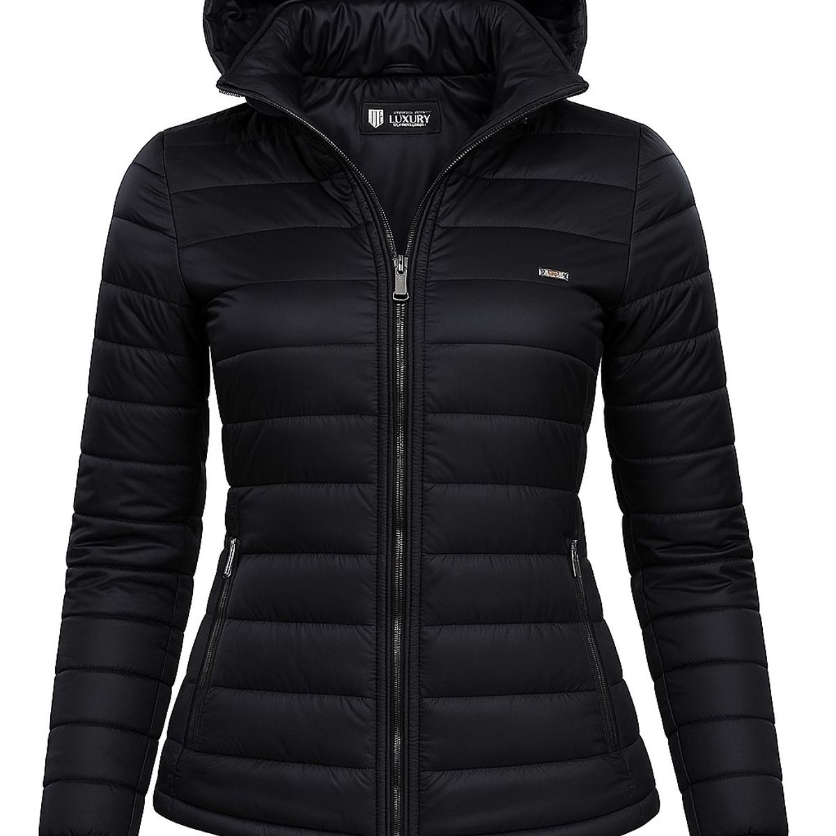 MODA EN CIRCUITO - Chaqueta Impermeable Corta para Mujer-