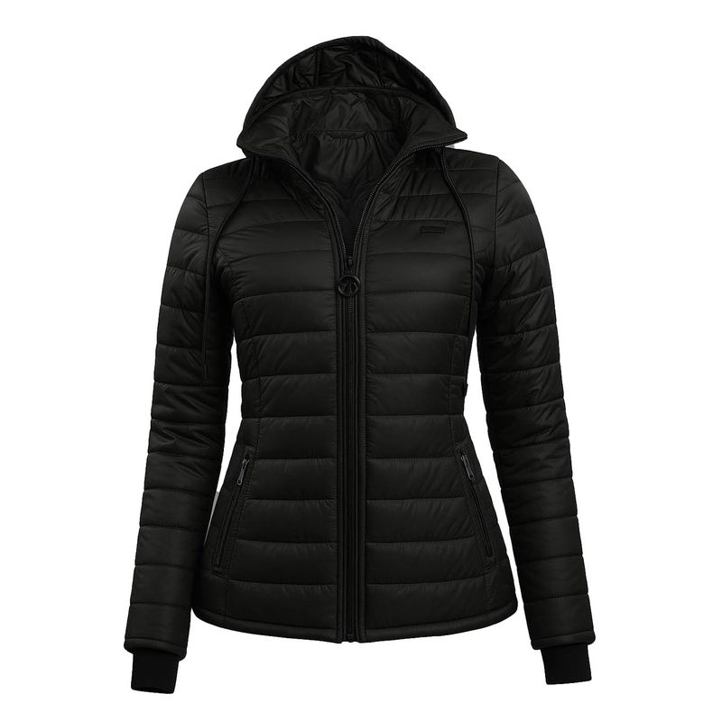 MODA EN CIRCUITO - Chaqueta Impermeable Corta para Mujer-