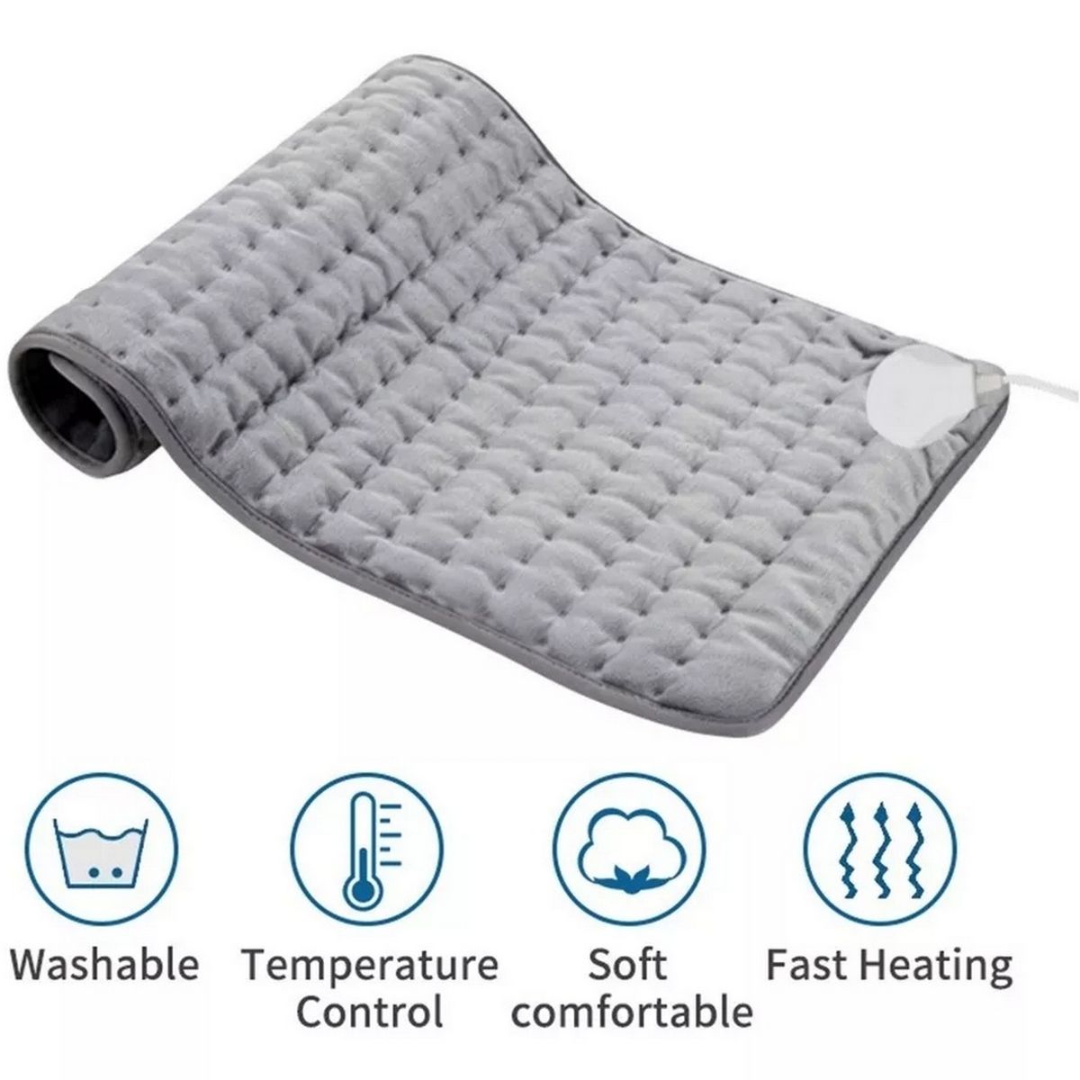 DAYOSHOP - Manta Almohadilla Eléctrica Térmica Tamaño King 30x60cm