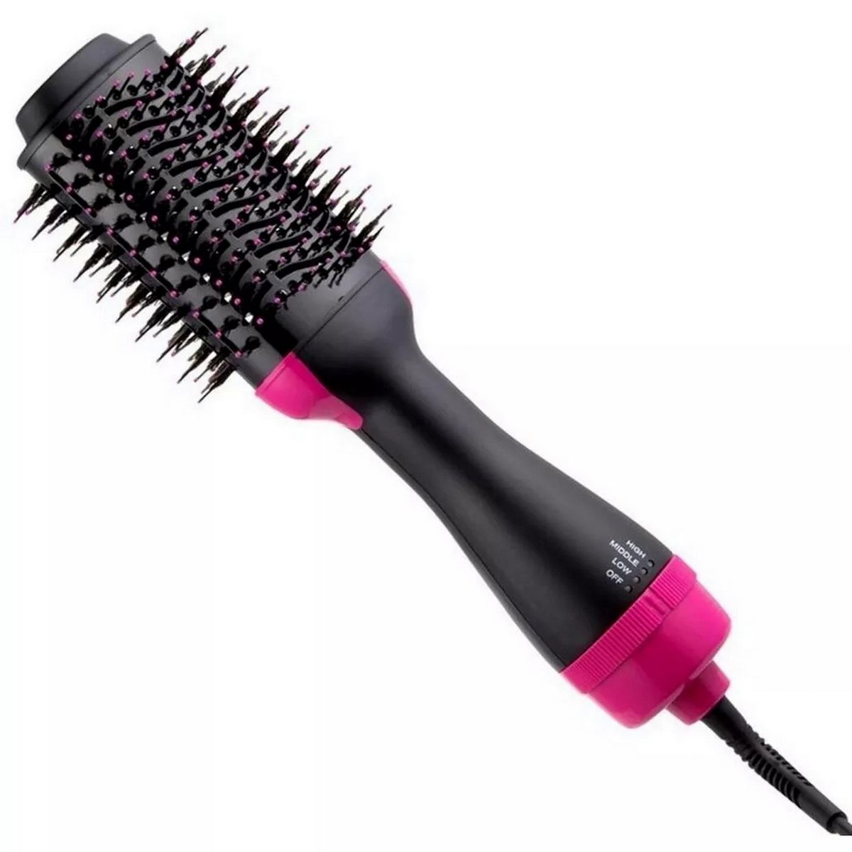 DAYOSHOP - Cepillo Eléctrico Secador Voluminizador Alisador Lemman