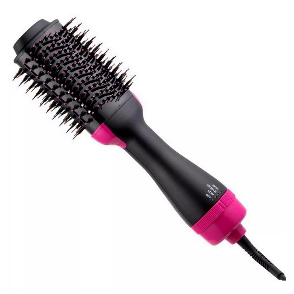 DAYOSHOP - Cepillo Eléctrico Secador Voluminizador Alisador Lemman