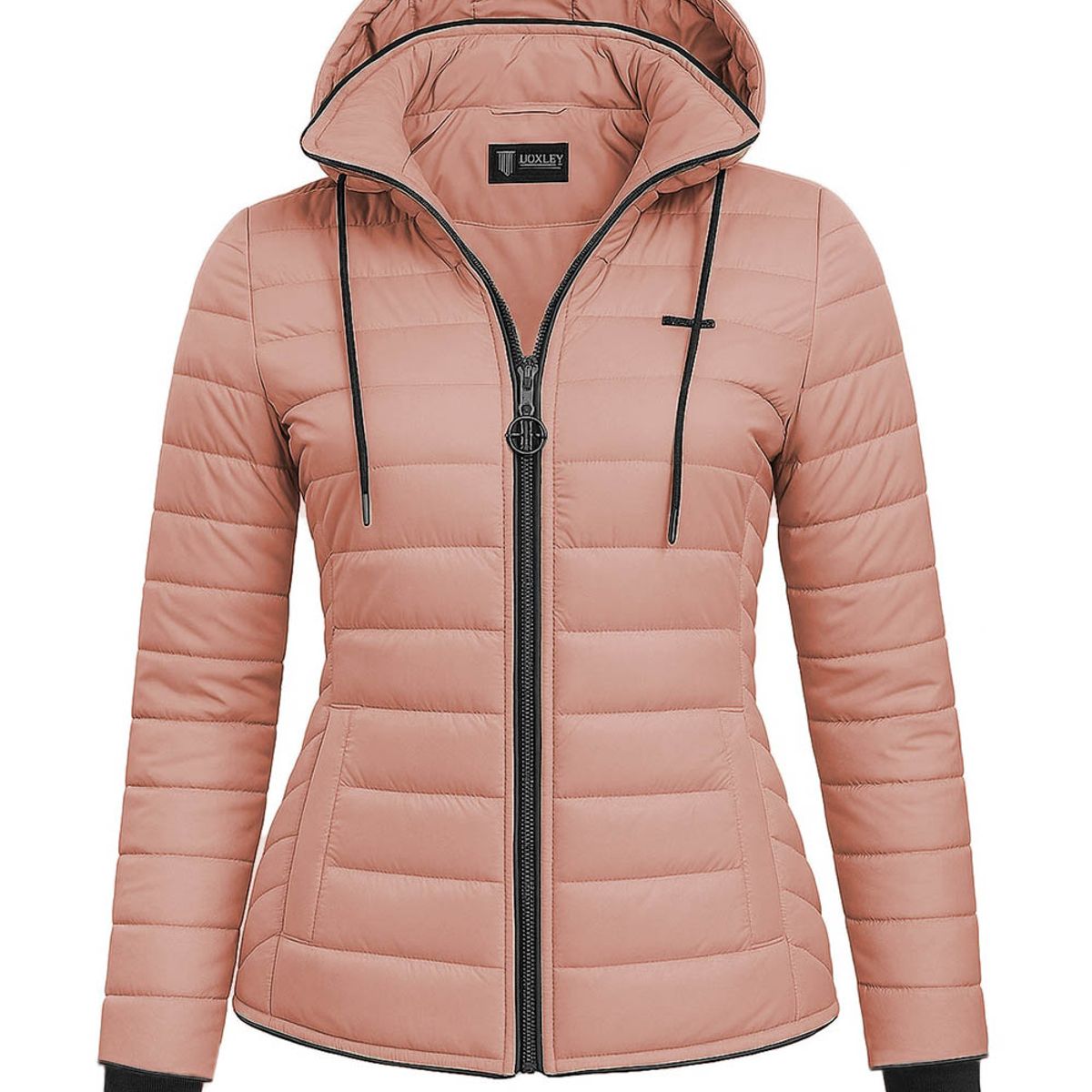 MODA EN CIRCUITO - Chaqueta Impermeable Corta para Mujer-