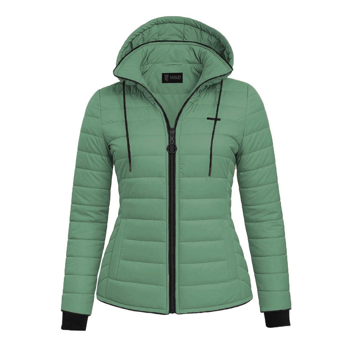 MODA EN CIRCUITO - Chaqueta Impermeable Corta para Mujer-