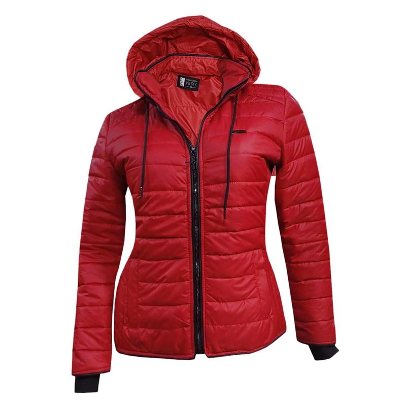 MODA EN CIRCUITO - Chaqueta Impermeable Corta para Mujer.-