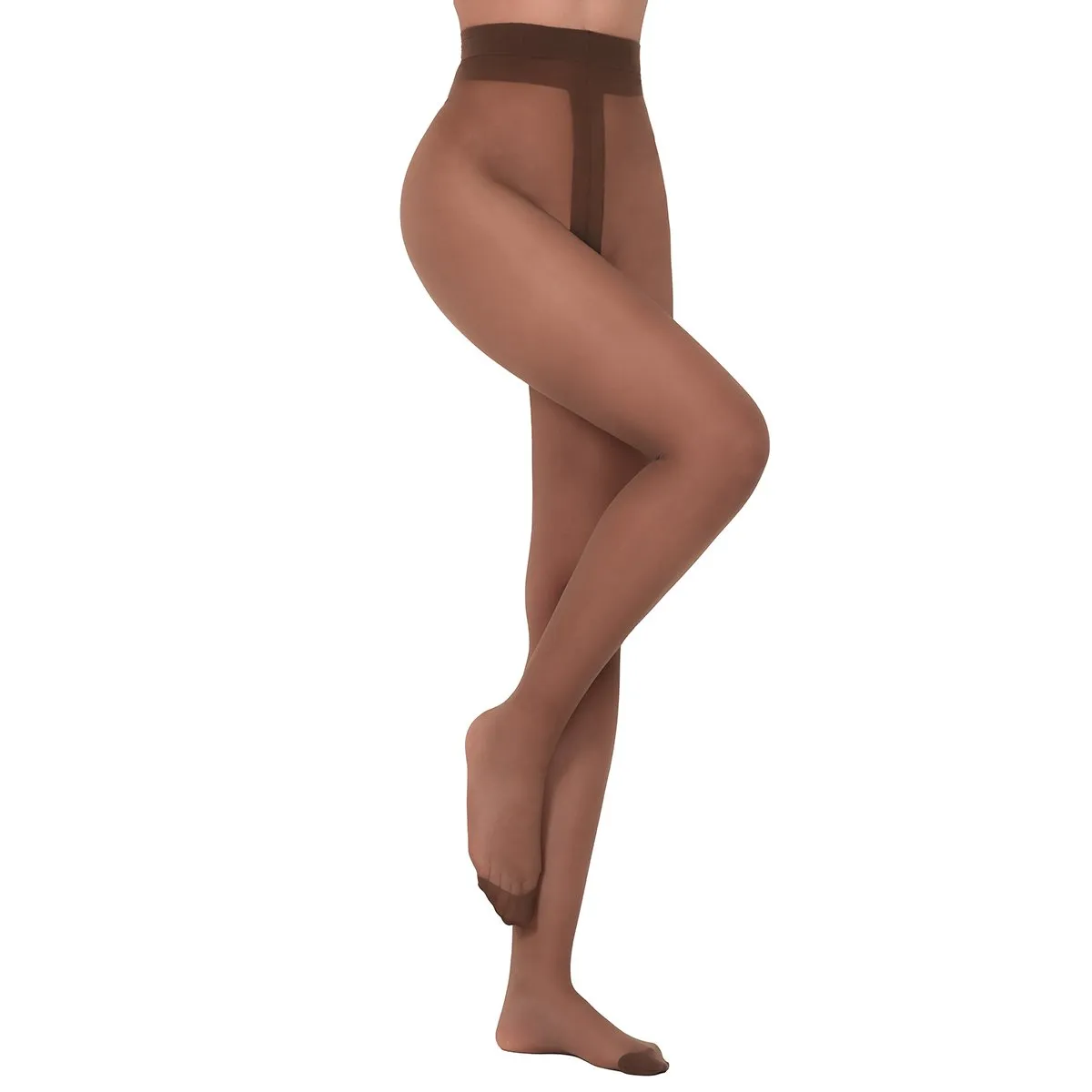 RITCHI - Media Velada Sheer Transparente Ritchi Elegancia Natural para Mujer