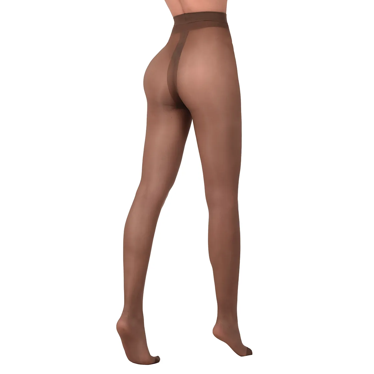 RITCHI - Media Velada Sheer Transparente Ritchi Elegancia Natural para Mujer