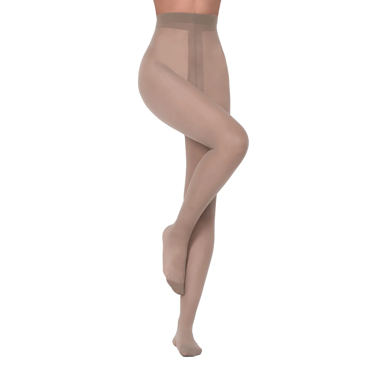 RITCHI - Media Velada Sheer Transparente Ritchi Elegancia Natural para Mujer