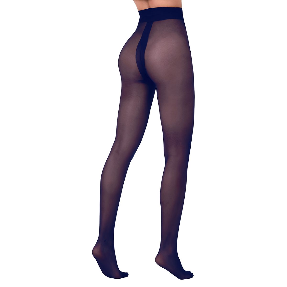 RITCHI - Media Velada Sheer Transparente Ritchi Elegancia Natural para Mujer