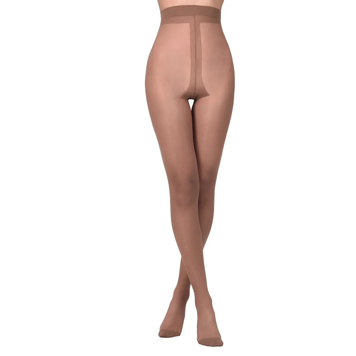 RITCHI - Media Velada Sheer Transparente Ritchi Elegancia Natural para Mujer