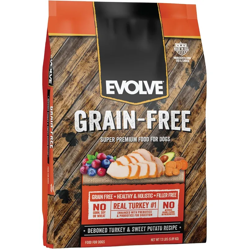 EVOLVE - Evolve Dog Grain Free Pavo 4Lb