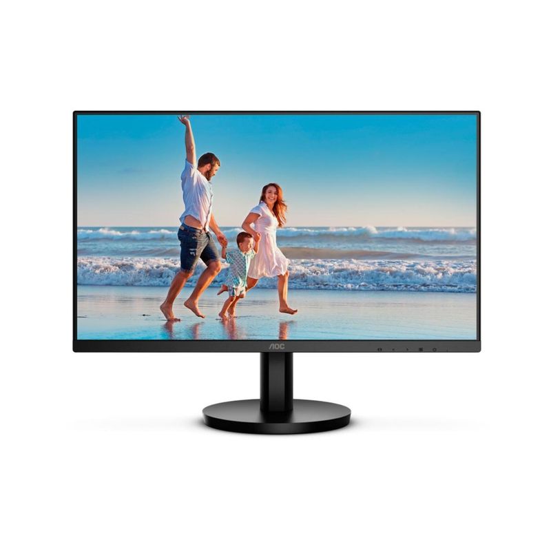 AOC - Monitor AOC LCD Profesional plano 23.8 IPS Full HD Negro