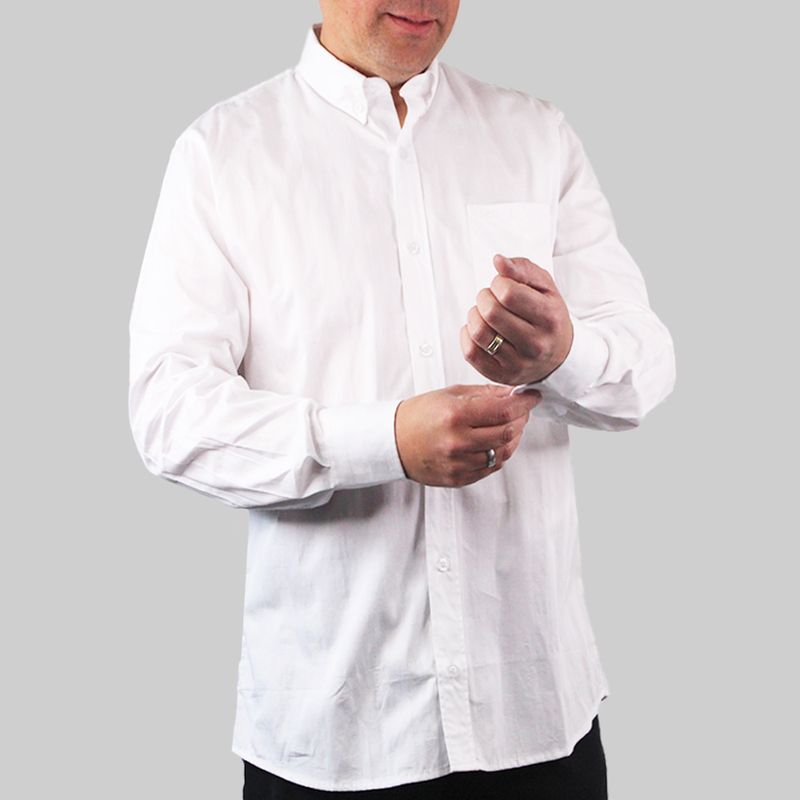 LEC LEE - Camisa Manga Larga Hombre Lec Lee Blanca