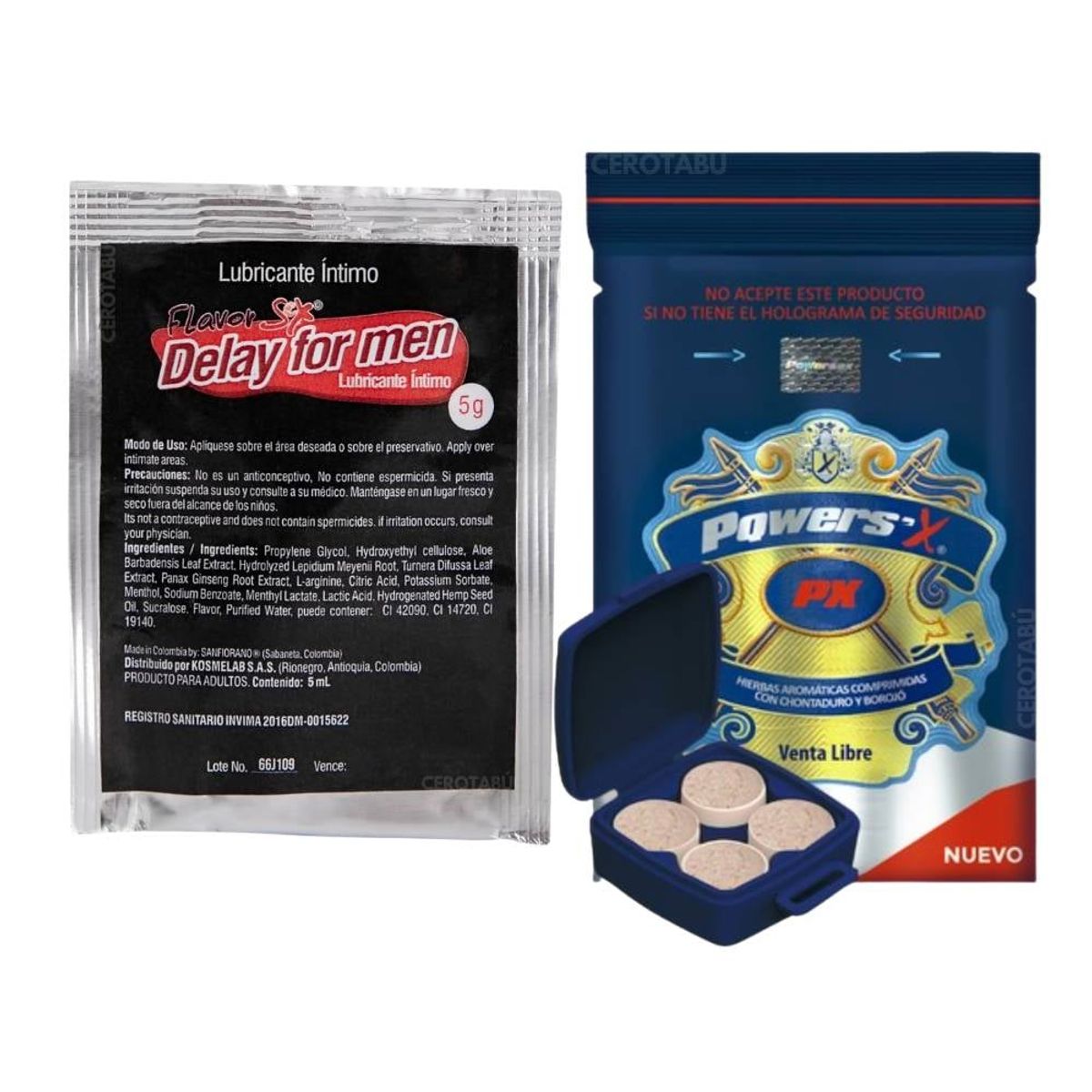 GENERICO - Retardante Sexual Natural Eyaculacion + Potenciador Sexual Unisex