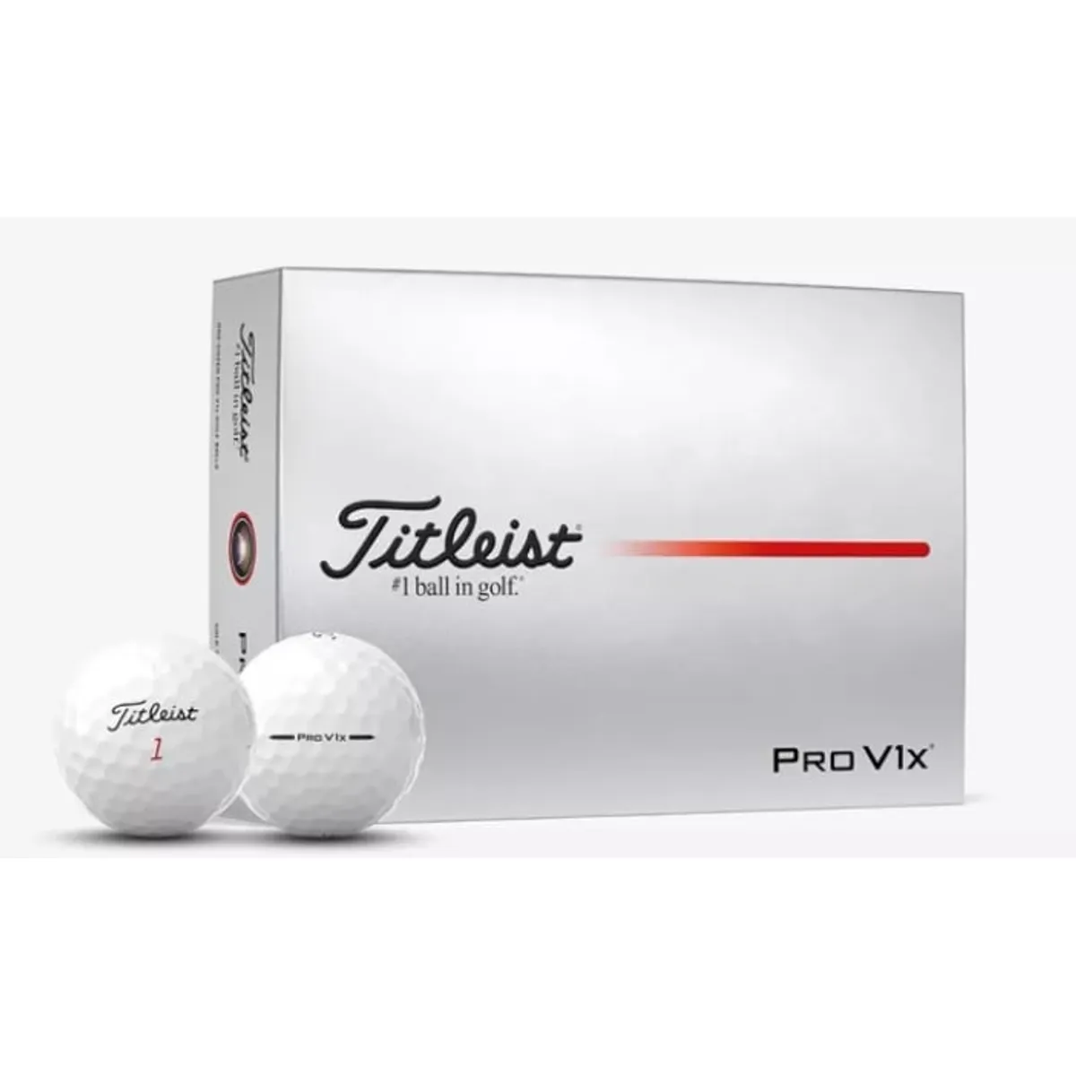 TITLEIST - Bolas Golf Titleist Prov1X 2025 Blancas caja x 12