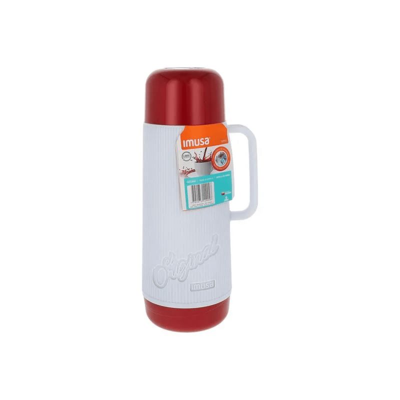 IMUSA - Termo Imusa Liso 5861035010  1 litro  Rojo