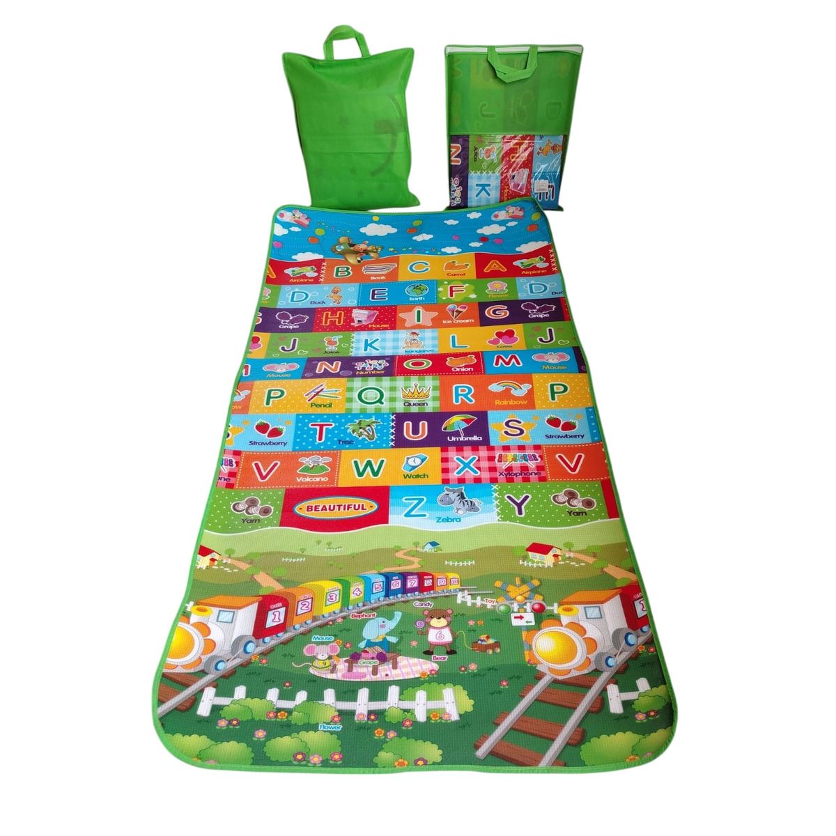 INFANTILES CAJUROMIX - Tapete Infantil Térmico Aventura Alfabética