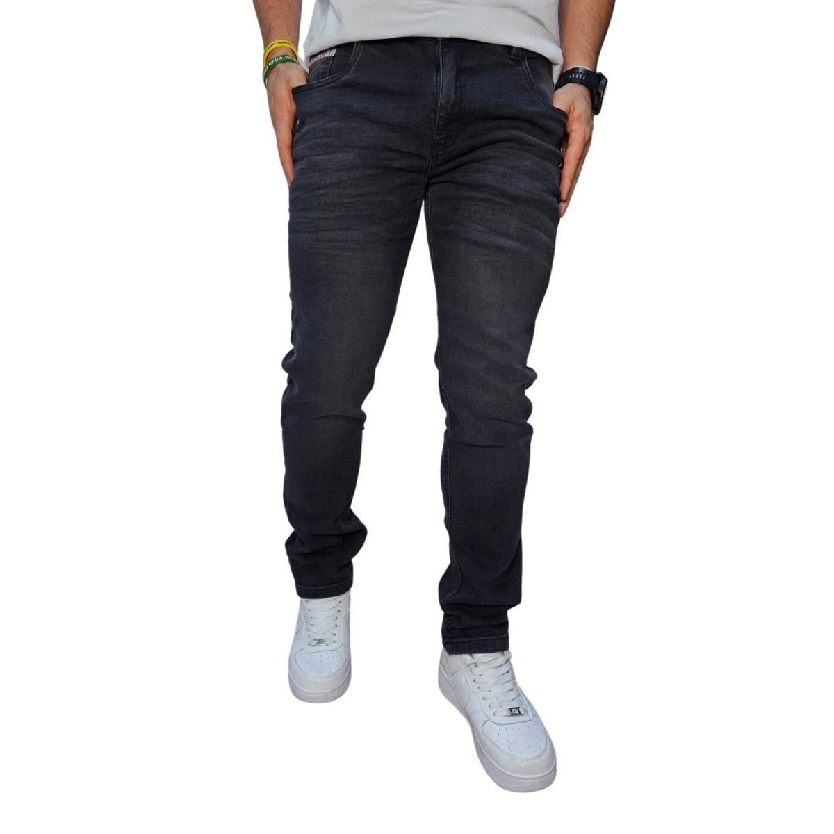 RAMBED - JEANS CLASICO FIVE FORTY GRIS