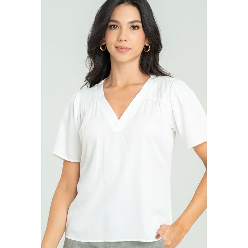 RAGGED - Blusa preston Blanco crudo Ragged