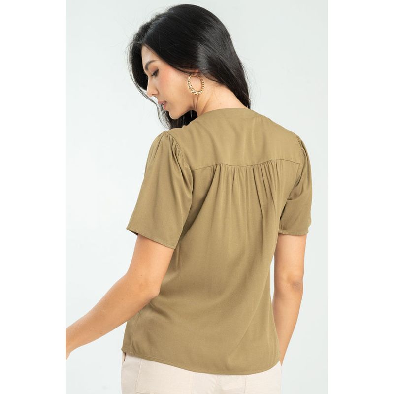 RAGGED - Blusa preston Verde olivo Ragged