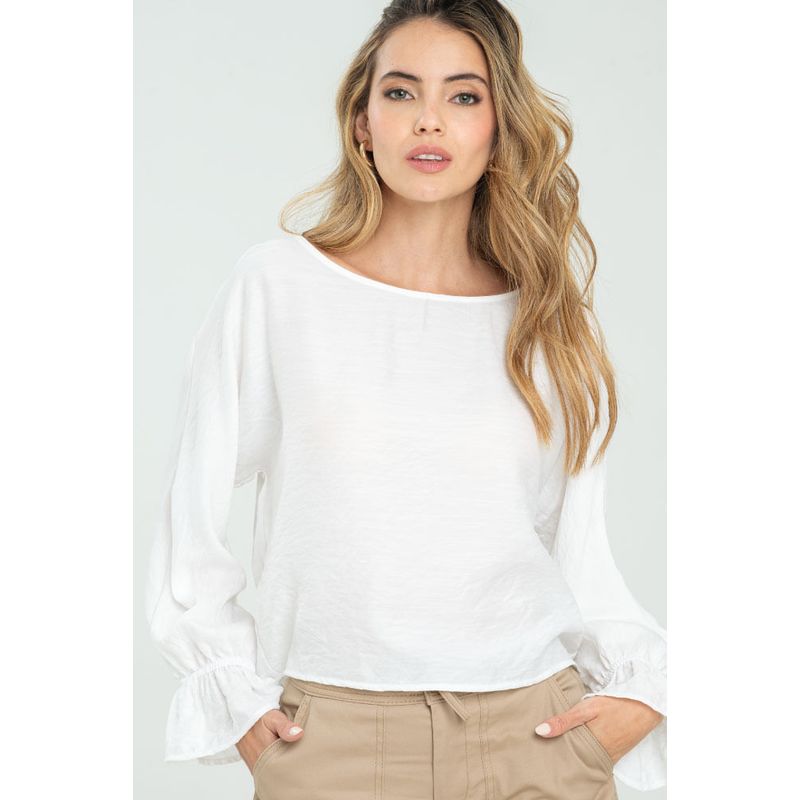 RAGGED - Blusa lexhi Blanco crudo Ragged