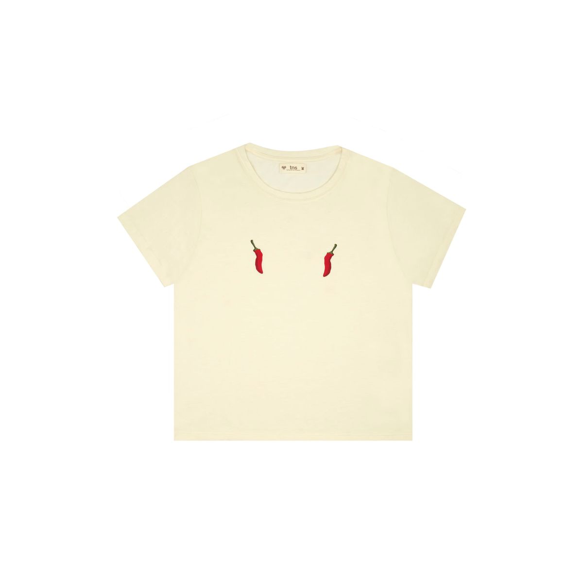 TENNIS - Camiseta crudo con estampado para mujer