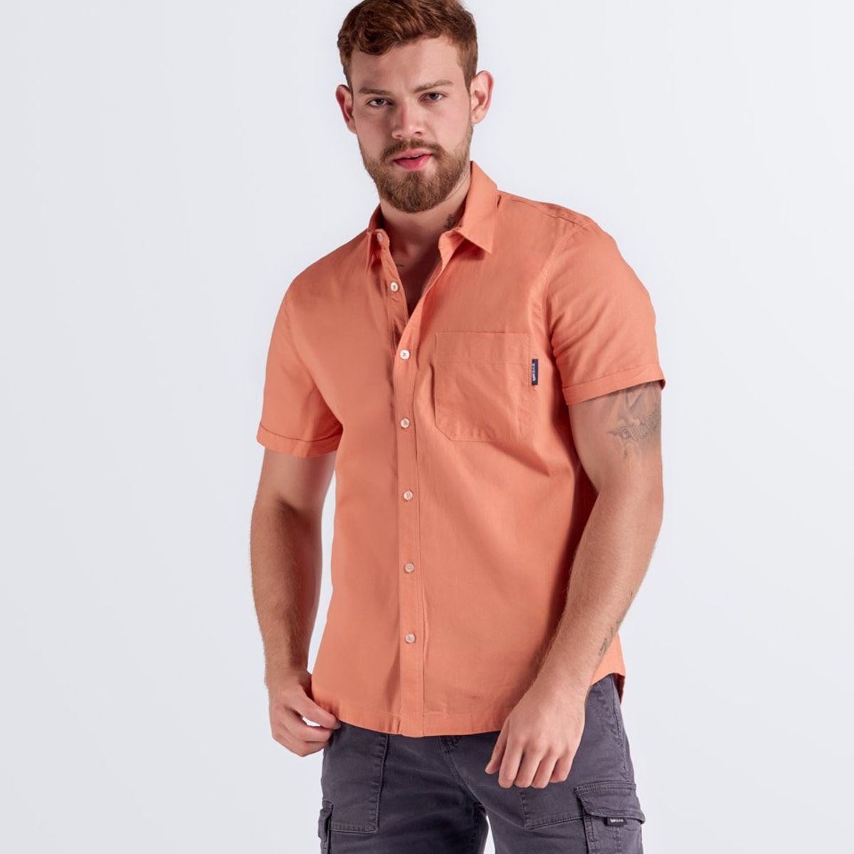 GAS EVOLUTION JEANS - Camisa Para Hombre Gas