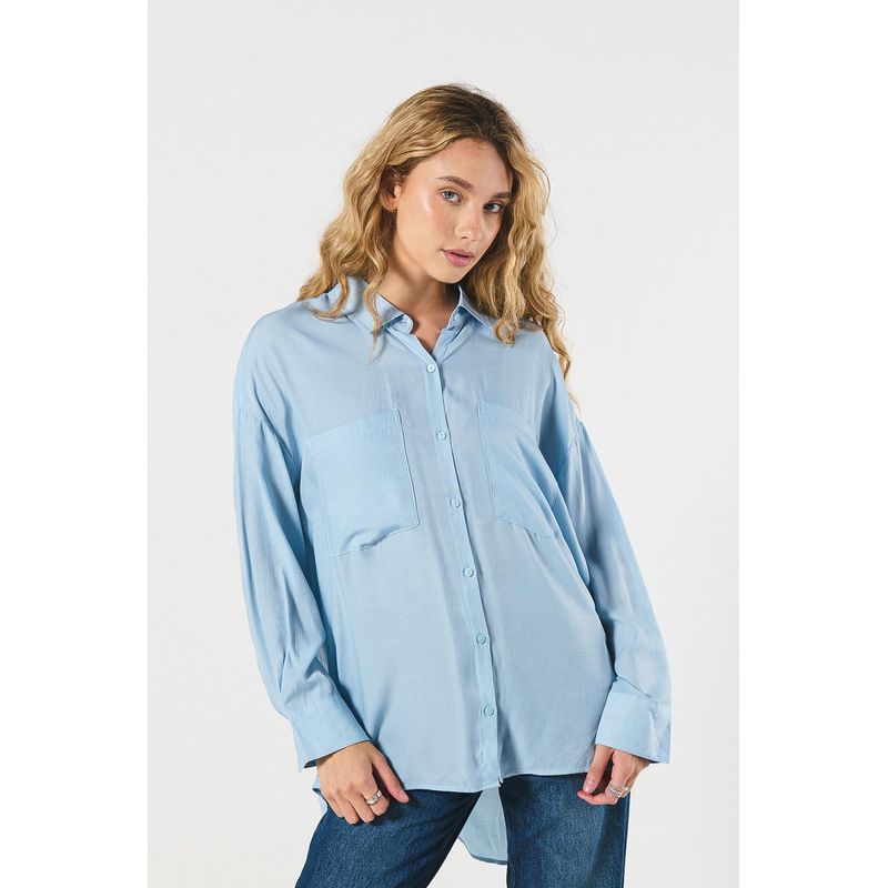 KOAJ - KOAJ BLUSA CAMISERA OVERSIZE CON MANGA LARGA MUJER