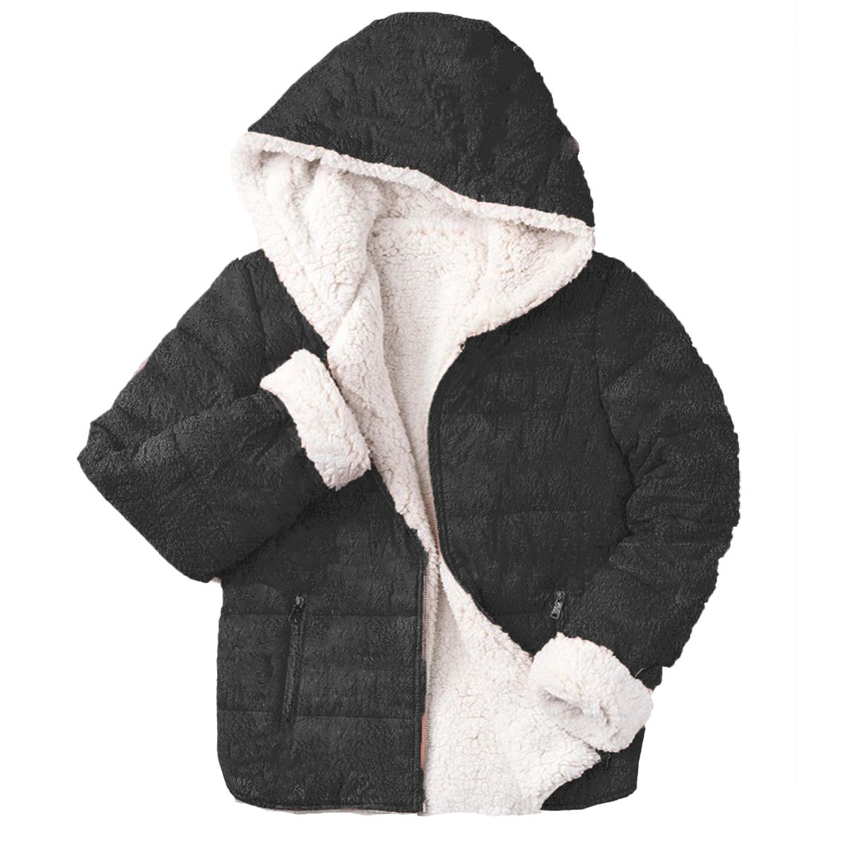 THE CLOTHING COMPANY - Chaqueta Ovejera Mujer Niña Peluche Acolchada